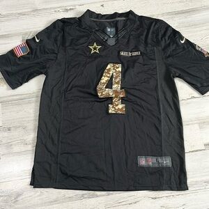 Nike Dak Prescott Military Jersey Size L Dallas Cowboys